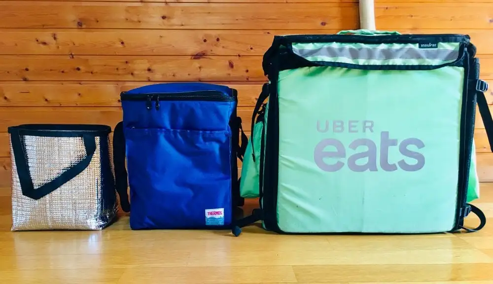 ワタシのUber Eats(ウーバーイーツ)配達バッグの構成を紹介～おすすめインナーバッグ・常備アイテム