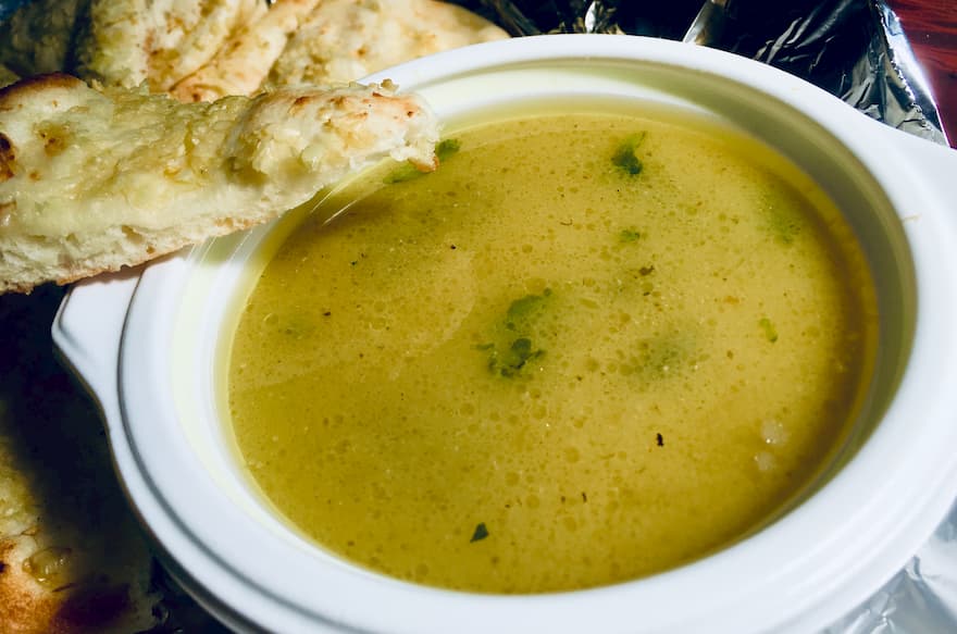 パラベッシュ グリーンカレーとナン