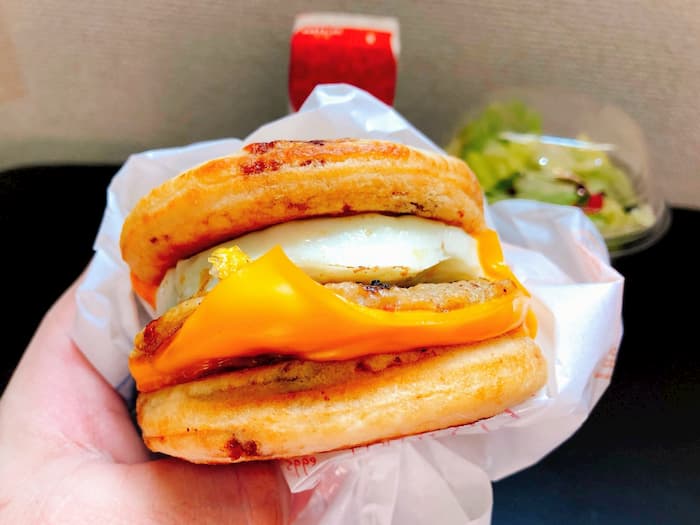 マックグリドルソーセージエッグ
