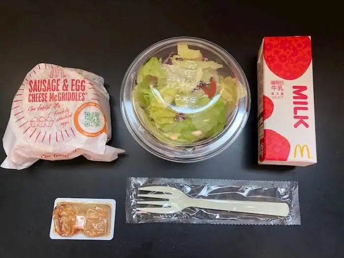 朝マック　ウーバーイーツ　グリドルセット