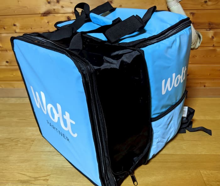 Wolt(ウォルト) 配達バッグ 拡張時