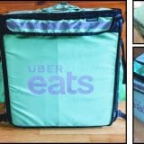Uber Eats(ウーバーイーツ)の配達バッグを詳しく解説【サイズ、使い方、広げ方、畳み方】～緑両ポケット
